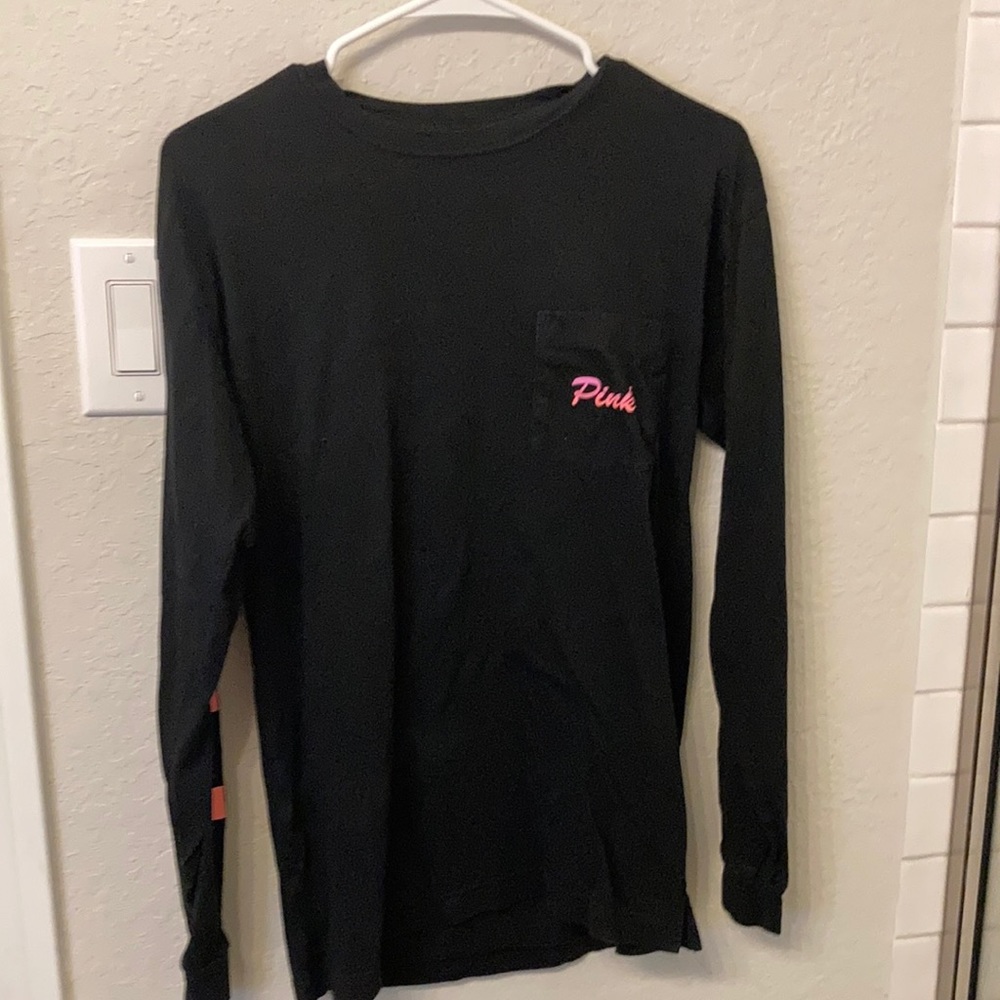 Pink vs black long sleeve